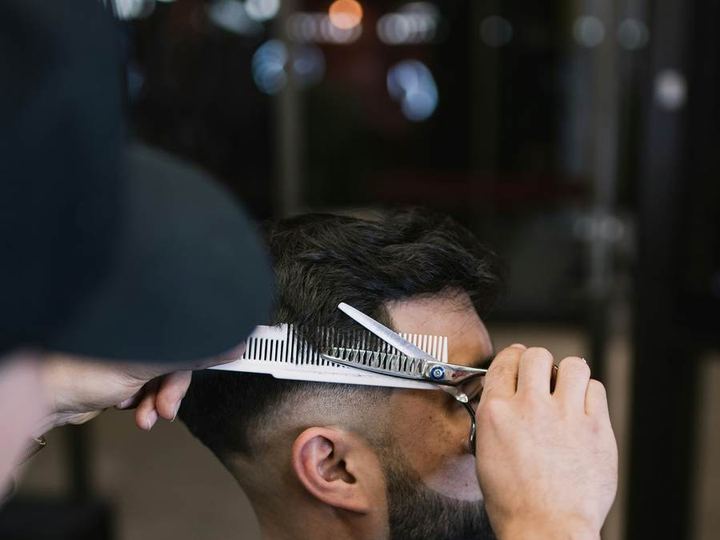 Barbershop website built by Suffix Studio